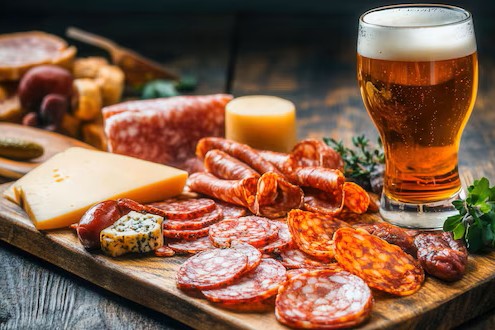 This board packs a punch with more meats & cheeses.